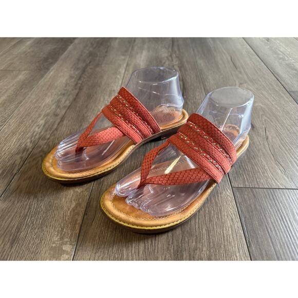 Sperry Gold Cup Abbey Anne Leather Sandals Size 7.5M - Picture 1 of 7